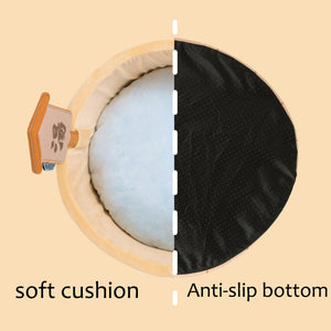 Japanese Plush Bathtub Basket Cat Dog Bed-Kawaii Dream