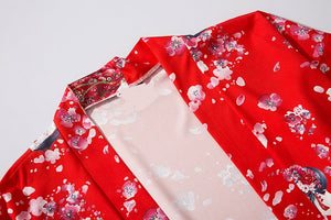 Japanese Sakura Cherry Blossom Print Kimono-Kawaii Dream