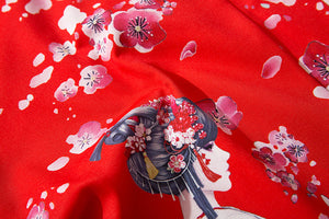 Japanese Sakura Cherry Blossom Print Kimono-Kawaii Dream