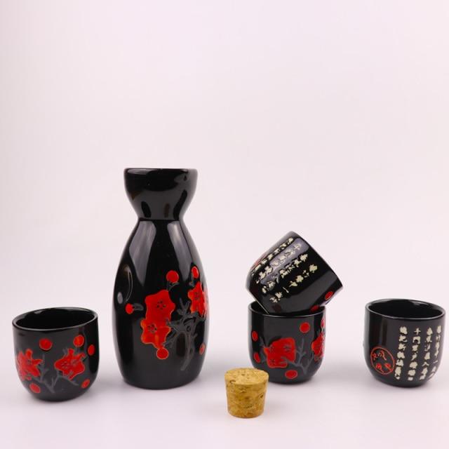 Japanese Sakura Cherry Ceramic Sake Set-Kawaii Dream