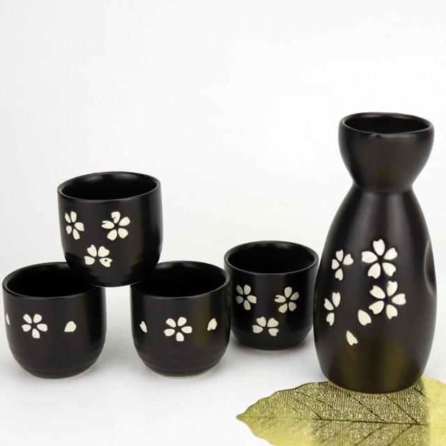 Japanese Sakura Cherry Ceramic Sake Set-Kawaii Dream