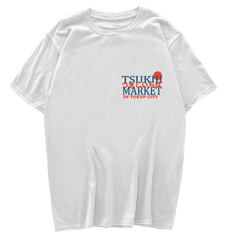 Japanese Tokyo Tsukiji Fish Market Unisex Tee-Kawaii Dream