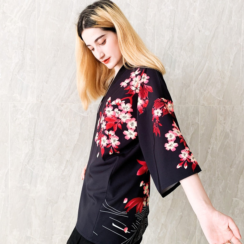 Japanese Women Kimono Day and Night Koi-Kawaii Dream