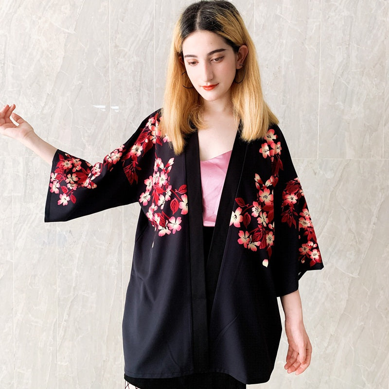 Japanese Women Kimono Day and Night Koi-Kawaii Dream