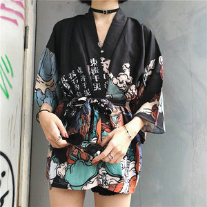 Japanese Women Kimono Mystic World-Kawaii Dream