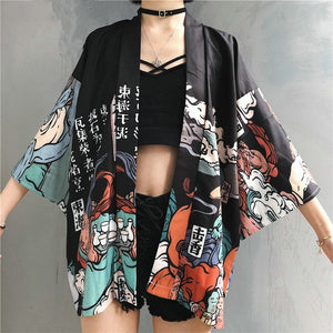 Japanese Women Kimono Mystic World-Kawaii Dream
