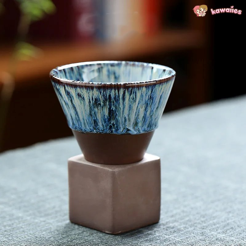 Japanese-theme Ceramic Kiln Cone 200ml Tea Cup-Kawaii Dream