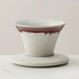 Japanese-theme Ceramic Kiln Cone-Shaped 100ml Tea Cup with Plate-Kawaii Dream