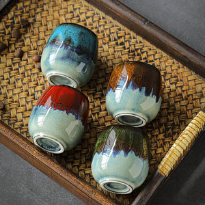 Japanese-theme Ceramic Kiln Round 80ml Tea Cup-Kawaii Dream