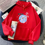 Japanese-themed Cherry Blossom Blue Sky Unisex Hoodie-Kawaii Dream