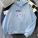 Japanese-themed Cherry Blossom Blue Sky Unisex Hoodie-Kawaii Dream