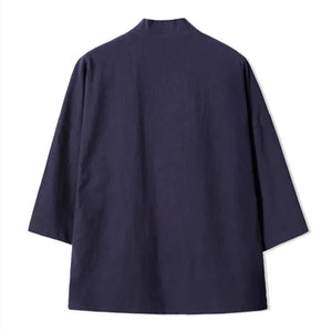 Japanese-themed Couple Crane Men's Yukata Kimono Jacket-Kawaii Dream