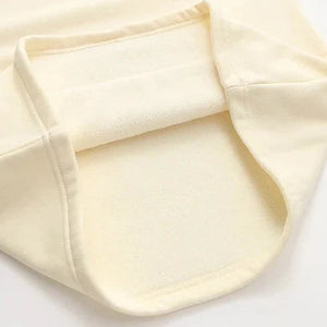 Japanese-themed Cream Pink Sakura Two-Tone Hoodie-Kawaii Dream