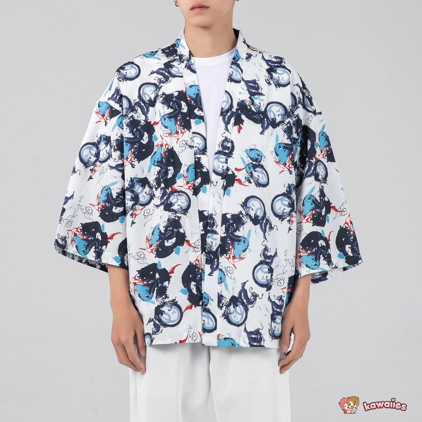Japanese-themed Dragon Crane Male Yukata Collection-Kawaii Dream
