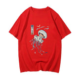 Japanese-themed Floating Jellyfish Unisex Tee-Kawaii Dream