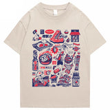 Japanese-themed Oishi Market Illustration Unisex Tee-Kawaii Dream