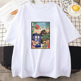 Japanese-themed Osaka Police Box Unisex Tee-Kawaii Dream