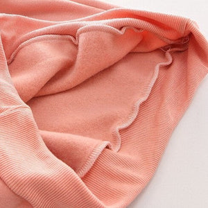 Japanese-themed Pink Blue Two-Tone Cat Hoodie-Kawaii Dream