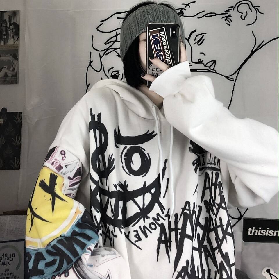 Japanese-themed Style Kei Clothes Gothic Hoodie-Kawaii Dream