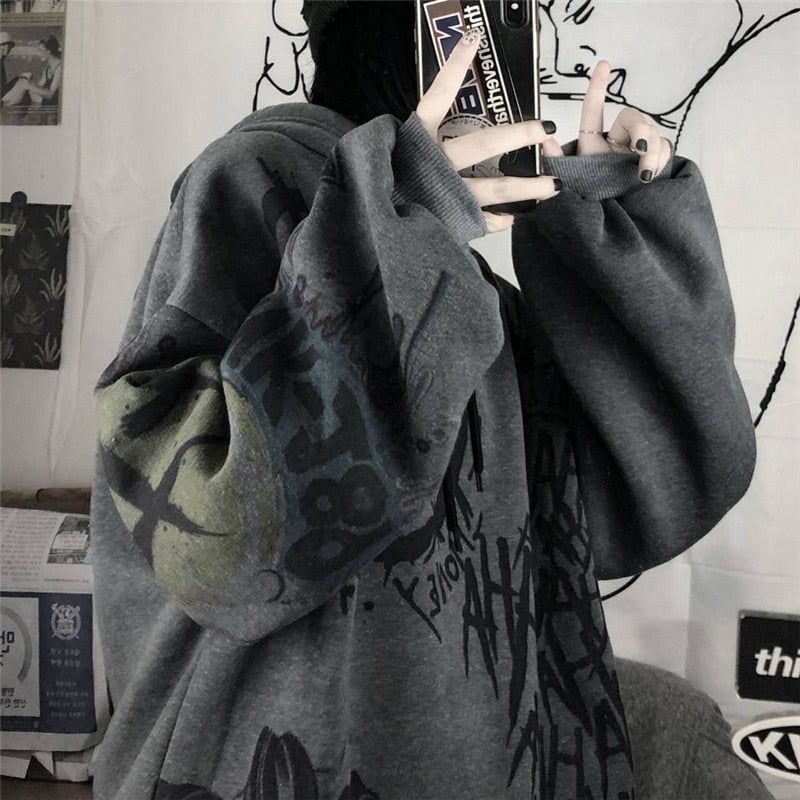 Japanese-themed Style Kei Clothes Gothic Hoodie-Kawaii Dream