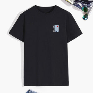 Japanese-themed Wave Red Sun Kanji Unisex Tee-Kawaii Dream