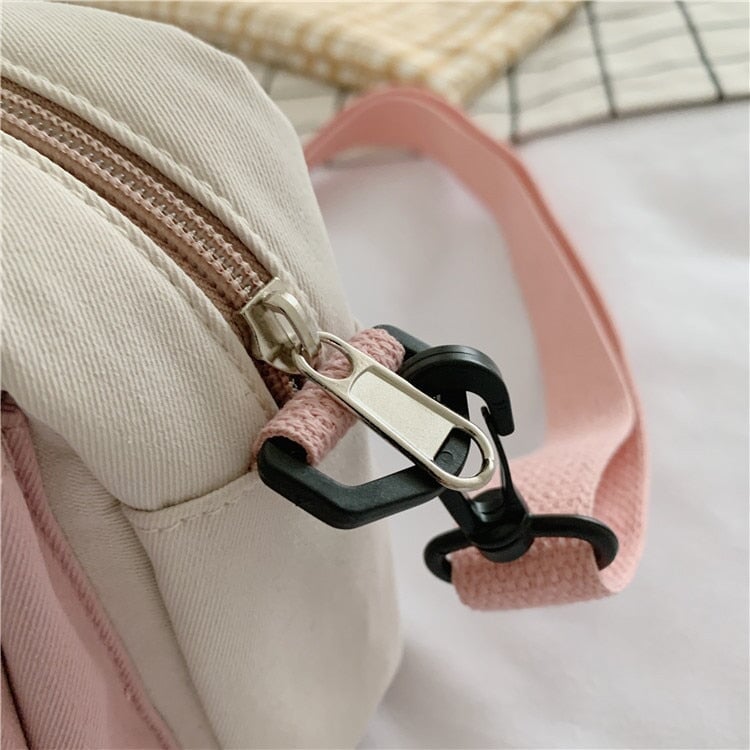 Japanse Rectangle Small Nylon Crossbody Shoulder Bag-Kawaii Dream