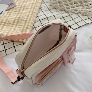 Japanse Rectangle Small Nylon Crossbody Shoulder Bag-Kawaii Dream