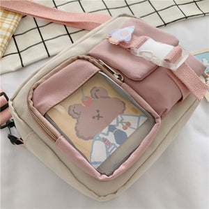 Japanse Rectangle Small Nylon Crossbody Shoulder Bag-Kawaii Dream