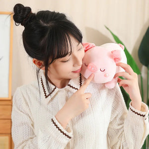 Jeju the Pig hiding in Shell Plushie-Kawaii Dream