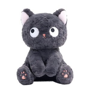 Jiji the Cute Fluffy Black Cat Plushie-Kawaii Dream