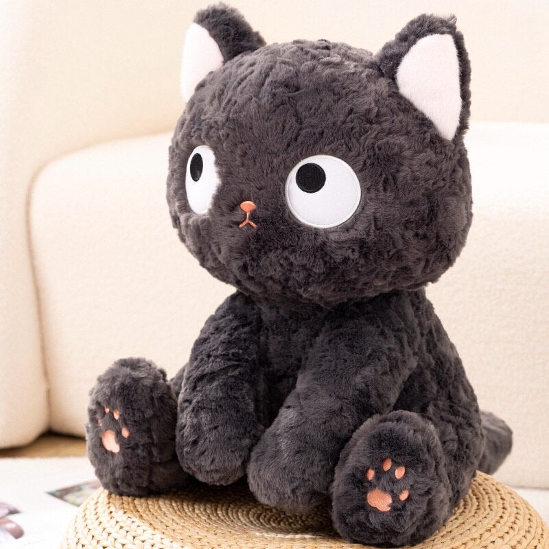 Jiji the Cute Fluffy Black Cat Plushie-Kawaii Dream
