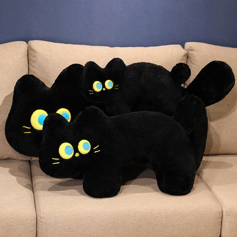 JoJo the Black Cat Plush Pillow-Kawaii Dream