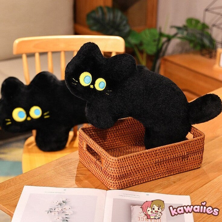 JoJo the Black Cat Plush Pillow-Kawaii Dream