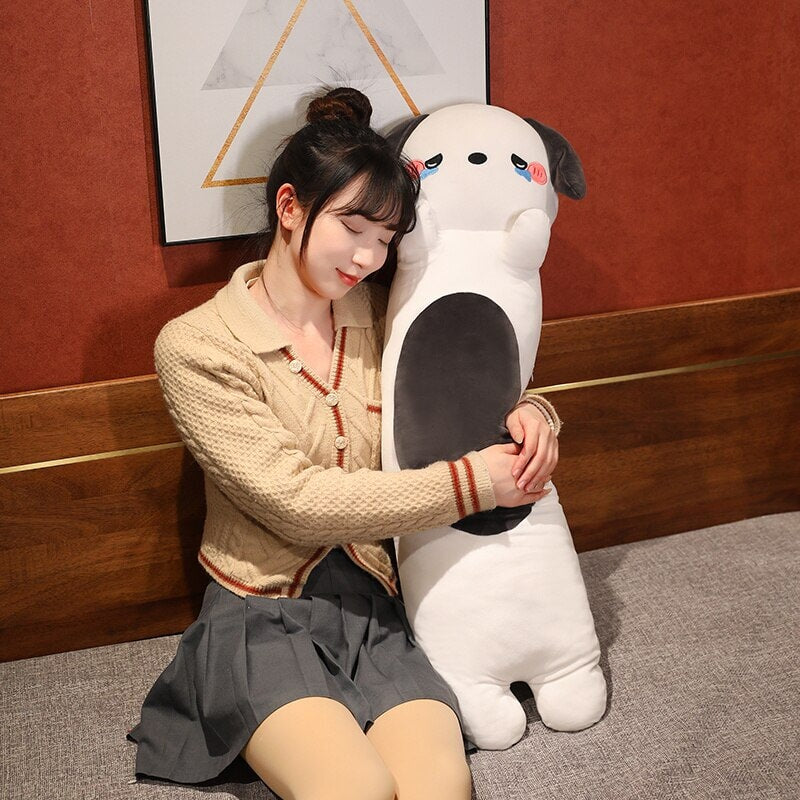 Kawaii 100cm Long Snuggly Dog Cat Pig Plushie Collection-Kawaii Dream