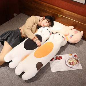 Kawaii 100cm Long Snuggly Dog Cat Pig Plushie Collection-Kawaii Dream