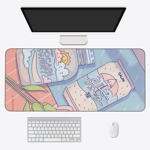 Kawaii Anime Aesthetics Large Mouse Pad-Kawaii Dream