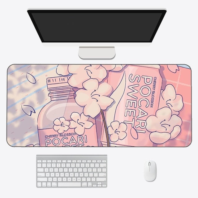 Kawaii Anime Aesthetics Large Mouse Pad-Kawaii Dream