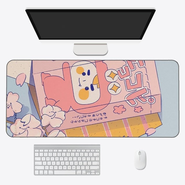 Kawaii Anime Aesthetics Large Mouse Pad-Kawaii Dream