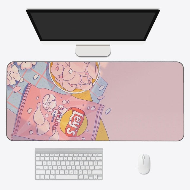 Kawaii Anime Aesthetics Large Mouse Pad-Kawaii Dream