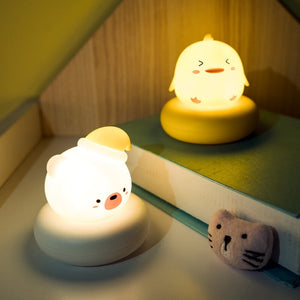 Kawaii Bear Bunny Duck Cat LED Night Light-Kawaii Dream