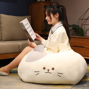 Kawaii Black White Cube Cat Plushies-Kawaii Dream