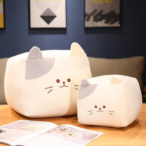 Kawaii Black White Cube Cat Plushies-Kawaii Dream