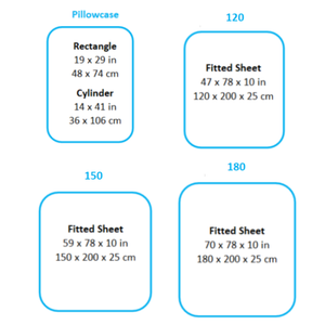 Kawaii Blue Bear Fitted Bed Sheet-Kawaii Dream