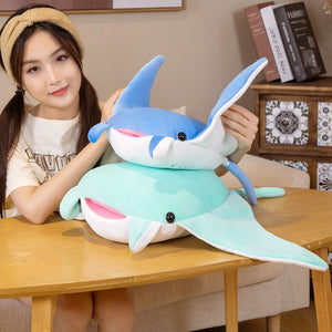 Kawaii Blue Mobula Devil Sting Ray Plushies-Kawaii Dream