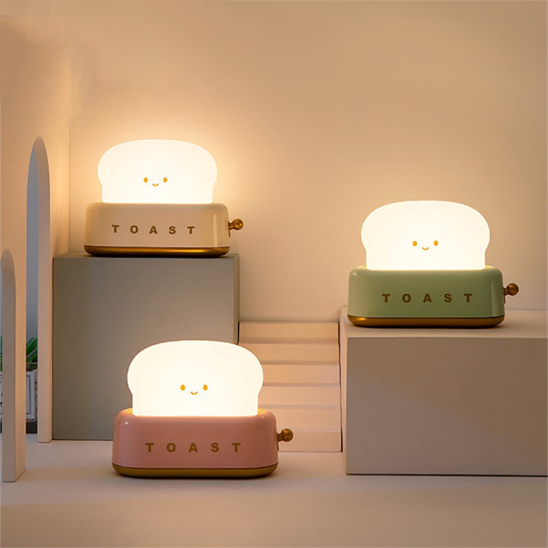 Kawaii Bread Toaster Machine LED Night Light-Kawaii Dream