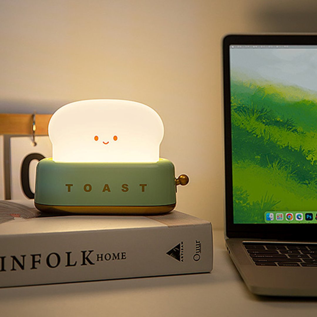 Kawaii Bread Toaster Machine LED Night Light-Kawaii Dream