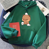 Kawaii Brown Bear Baby Pandas Unisex Hoodie-Kawaii Dream