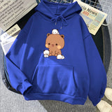 Kawaii Brown Bear Baby Pandas Unisex Hoodie-Kawaii Dream