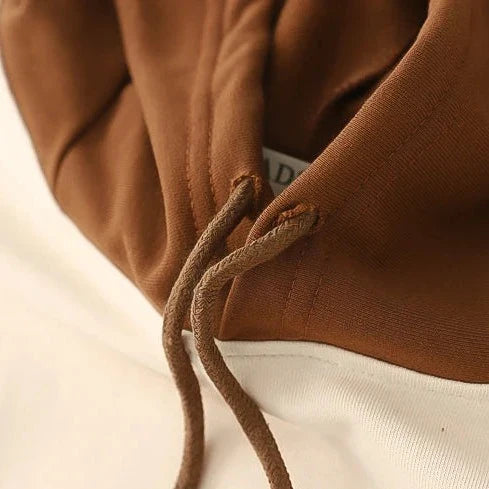 Kawaii Brown Bear Cookies Two-Tone Hoodie-Kawaii Dream