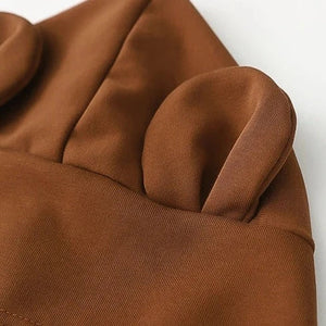 Kawaii Brown Bear Cookies Two-Tone Hoodie-Kawaii Dream